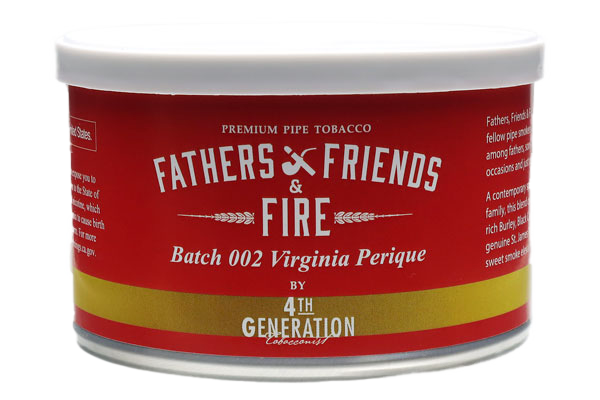 4th Generation: Fathers, Friends & Fire Batch 002 Virginia Perique Flake 2oz - Click for details
